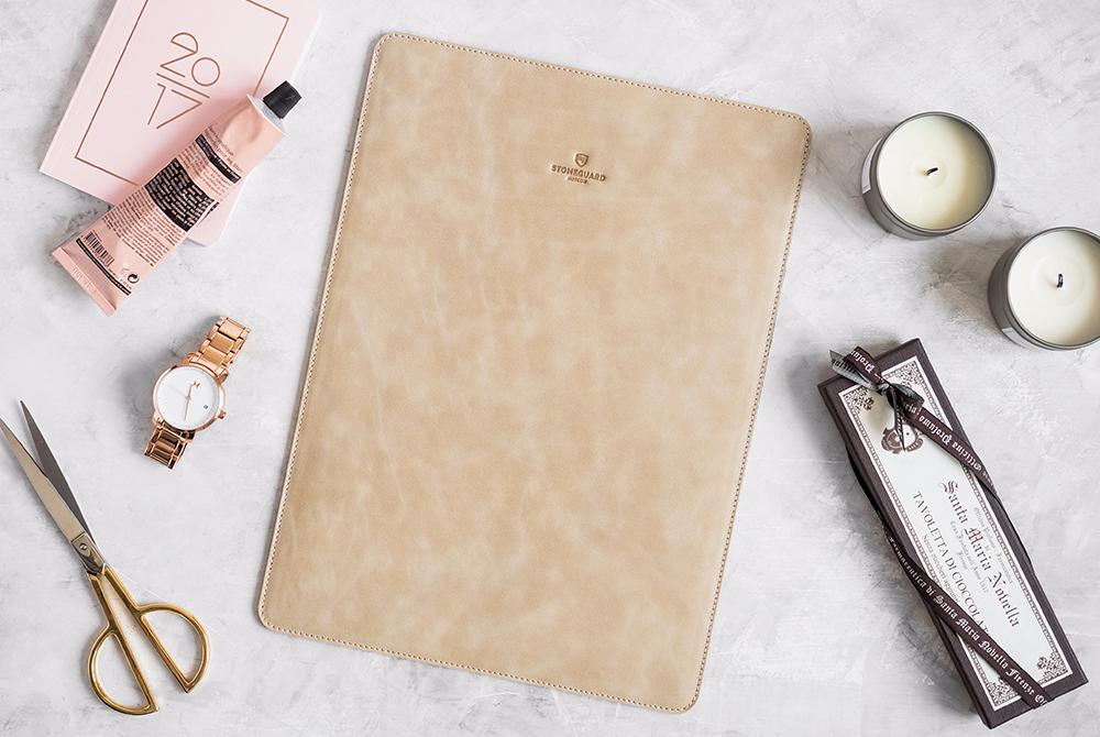 Кожаный чехол Stoneguard 511 для MacBook 12 (Beige) купить в интернет-магазине icover