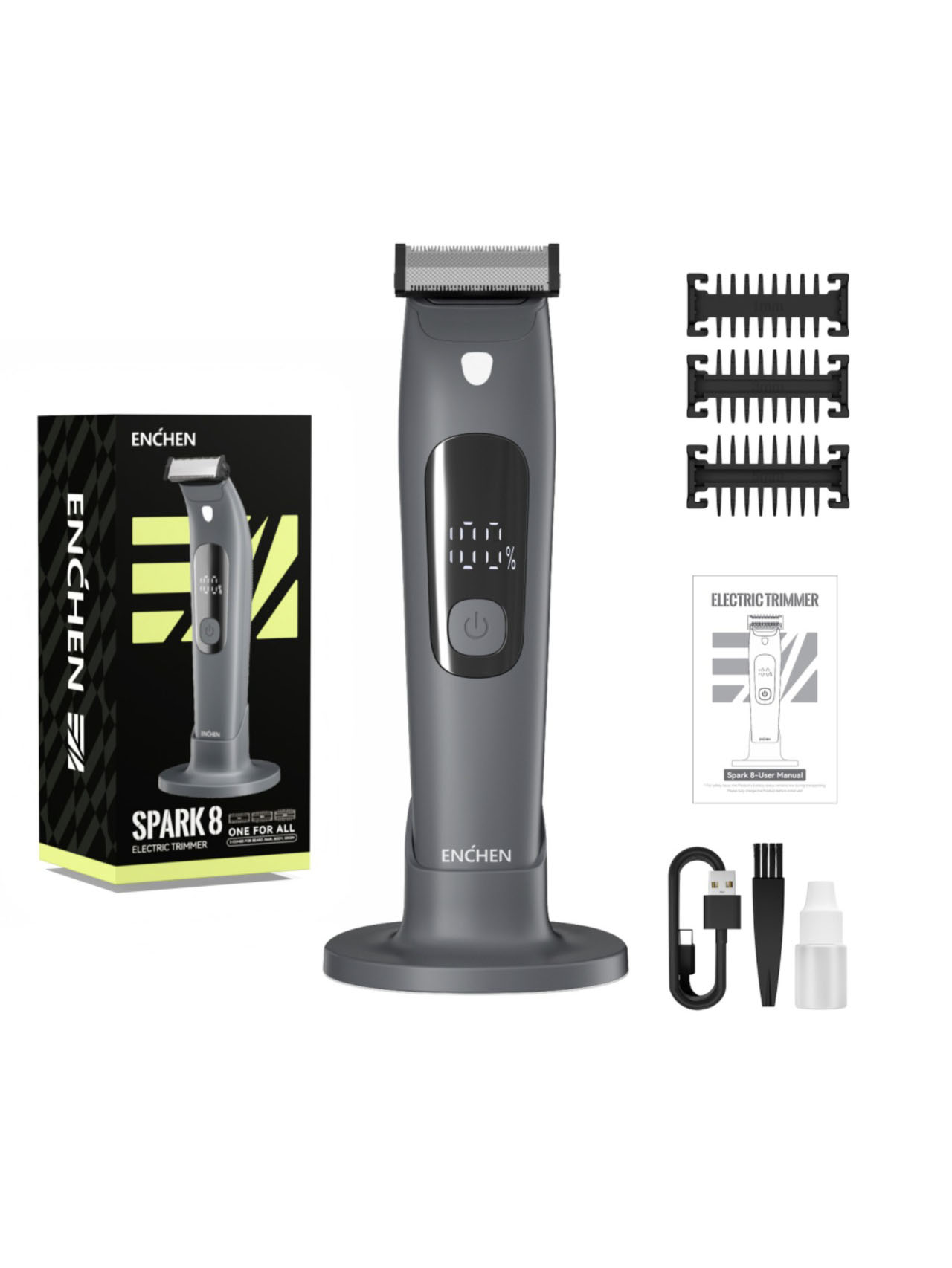 Триммер для тела Enchen Spark 8 (Grey) купить в интернет-магазине icover