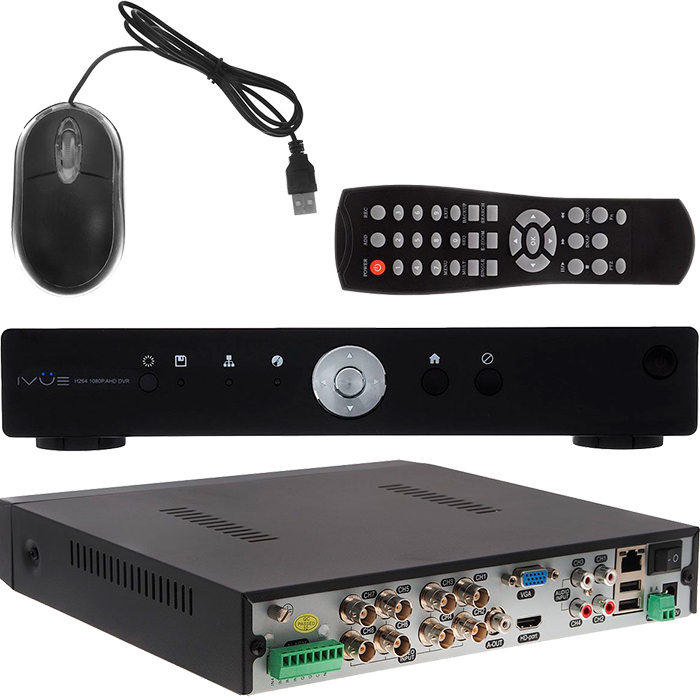 iVUE AVR-8X1080P-H1 - 8-ми канальный видеорегистратор (Black) купить в интернет-магазине icover
