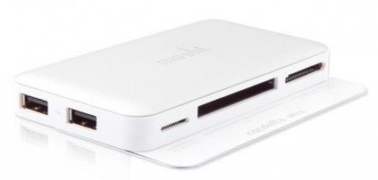 Moshi Cardette Ultra Media Card Reader - универсальный картридер для Mac (Silver) купить в интернет-магазине icover