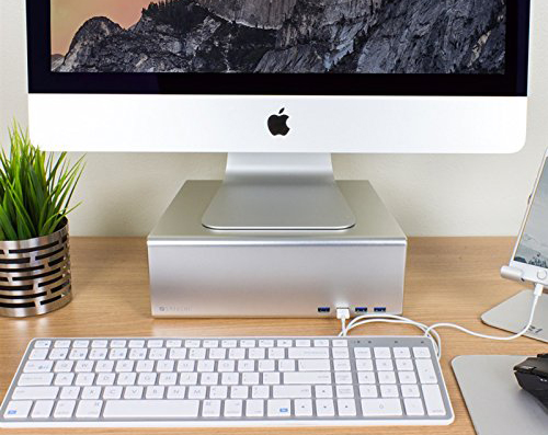 Подставка Satechi Premium Aluminum Monitor Stand B00S5DXHGI для монитора (Silver) купить в интернет-магазине icover