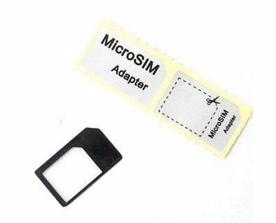 Адаптер сим-карты MicroSIM Adapter (Black) купить в интернет-магазине icover
