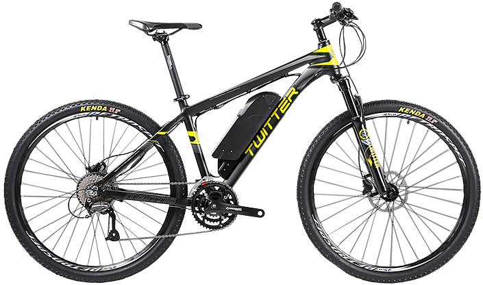 Электровелосипед Twitter Mantis E0 15.5 (Black/Yellow) купить в интернет-магазине icover
