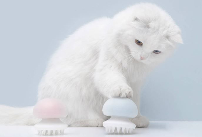 Массажер для кошек Xiaomi JellyFish Pet Massage Comb (Pink) купить в интернет-магазине icover