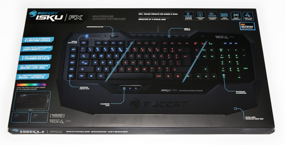 Roccat Isku FX (ROC-12-911) - игровая клавиатура (Black) купить в интернет-магазине icover