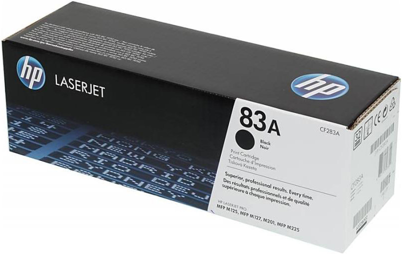 Картридж HP 83A (CF283A) для принтеров HP LaserJet Pro M201/MFP M125/M127/M225 (Black) купить в интернет-магазине icover