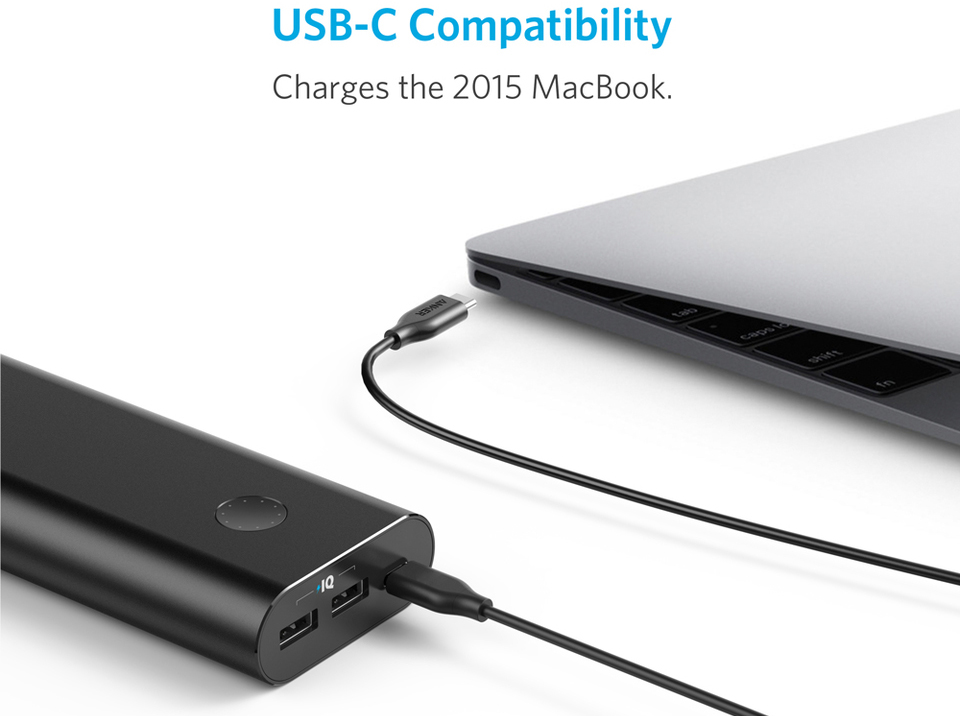 Внешний аккумулятор Anker PowerCore+ 20100 mAh A1371Z11 (Black) купить в интернет-магазине icover