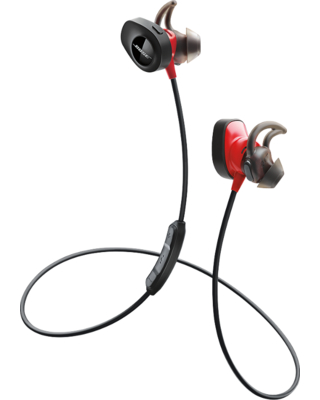 Беспроводные спортивные наушники Bose SoundSport Pulse Wireless с пульсометром (Red) купить в интернет-магазине icover