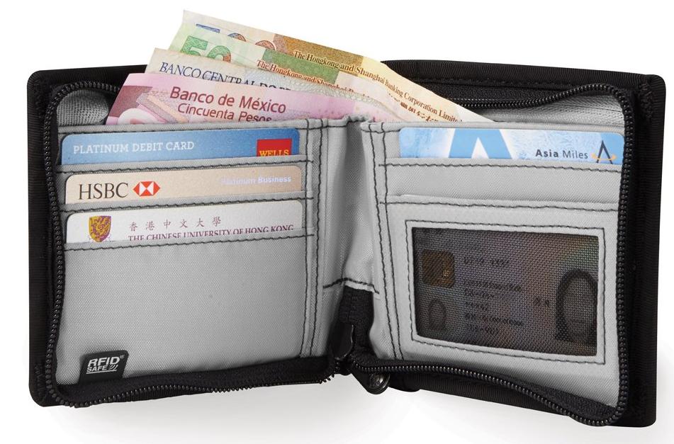 Кошелек Pacsafe RFIDsafe Z100 (Black) купить в интернет-магазине icover
