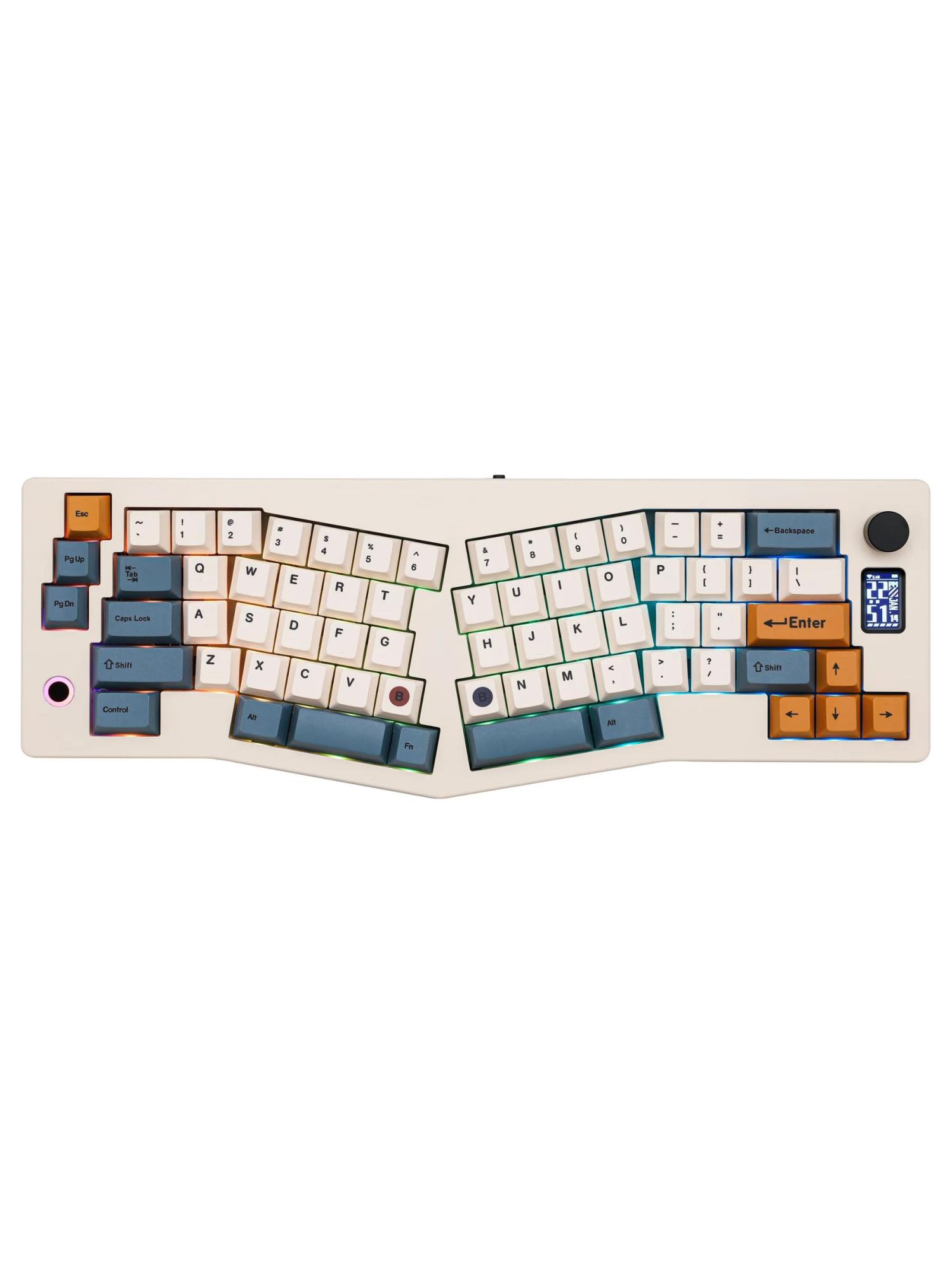 Клавиатура эргономичная Cidoo ABM066 carda switch (White)  купить в интернет-магазине icover