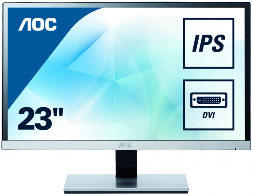 AOC i2367F LCD 23'' IPS - монитор (Silver/Black) купить в интернет-магазине icover