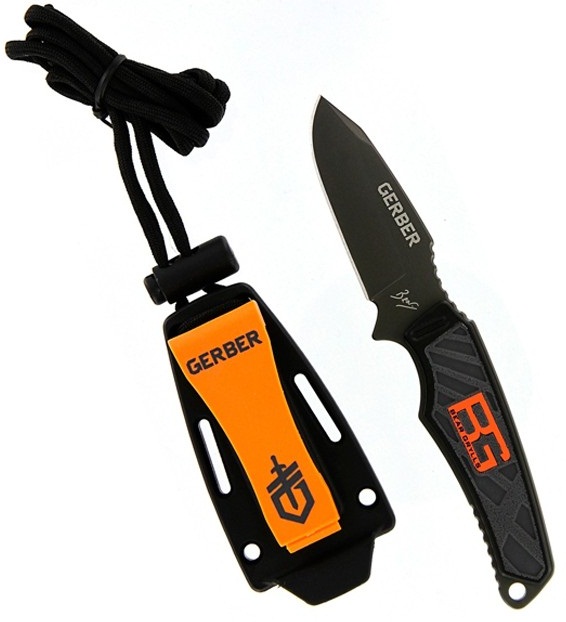 Gerber Bear Grylls Ultra Compact Knife (31-001516) – нож туристический (Black/Orange) купить в интернет-магазине icover