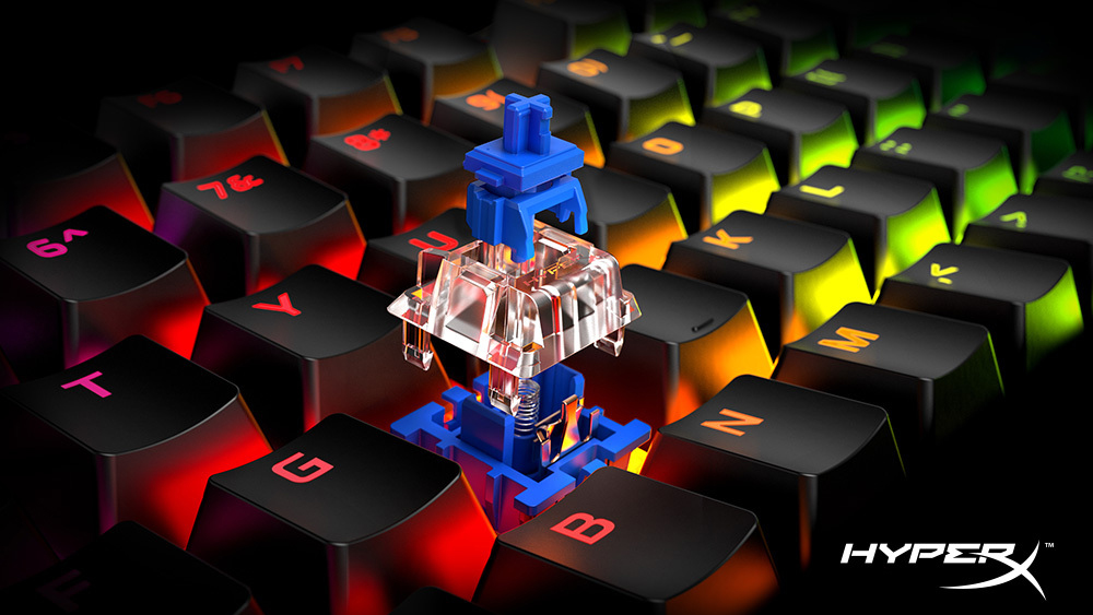 Игровая клавиатура HyperX Alloy Origins Core Blue switches USB RGB (HX-KB7BLX-RU) купить в интернет-магазине icover