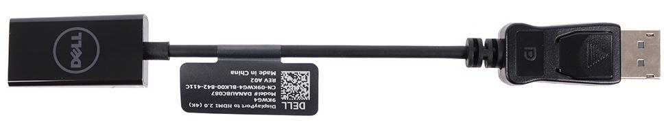 Переходник Dell DisplayPort to HDMI 2.0 492-BBXU (Black) купить в интернет-магазине icover