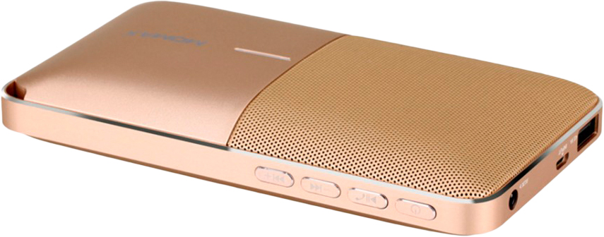 Портативная акустика Momax Zonic Wireless BST3GLD (Gold) купить в интернет-магазине icover
