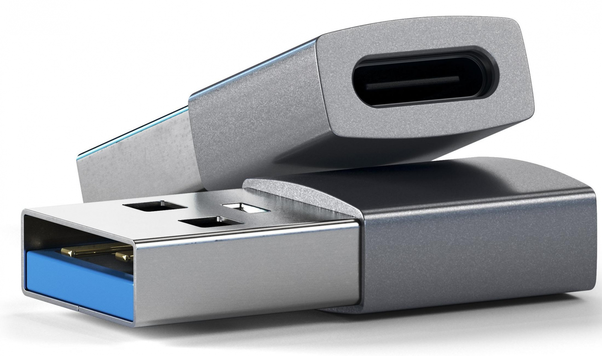 Адаптер Satechi USB-C Adapter ST-TAUCM (Space Grey) купить в интернет-магазине icover