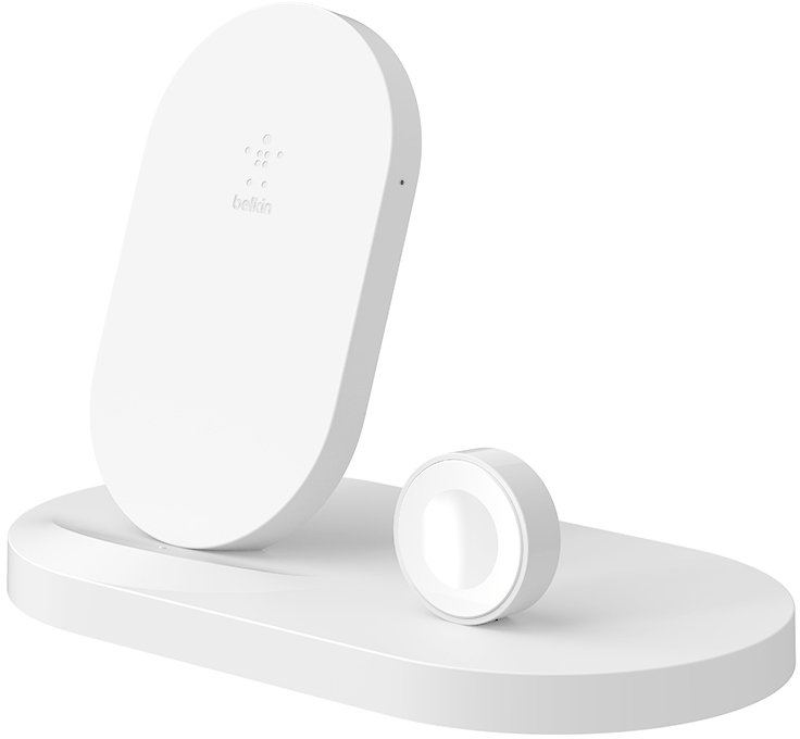 Беспроводная док-станция Belkin BoostUp F8J235vfWHT для iPhone/Apple Watch (White) купить в интернет-магазине icover