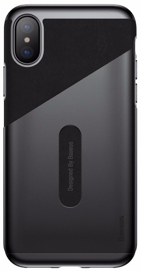 

Чехол Baseus Card Pocket Case (WIAPIPHX-KA01) для Apple iPhone X (Black)