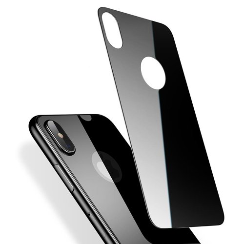 Защитное стекло Baseus Silk-screen Glass 0.3mm (SGAPIPHX-BM01) для задней панели Apple iPhone X (Black) купить в интернет-магазине icover