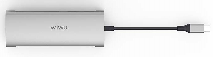 USB-концентратор Wiwu Alpha 731HP (Silver) купить в интернет-магазине icover
