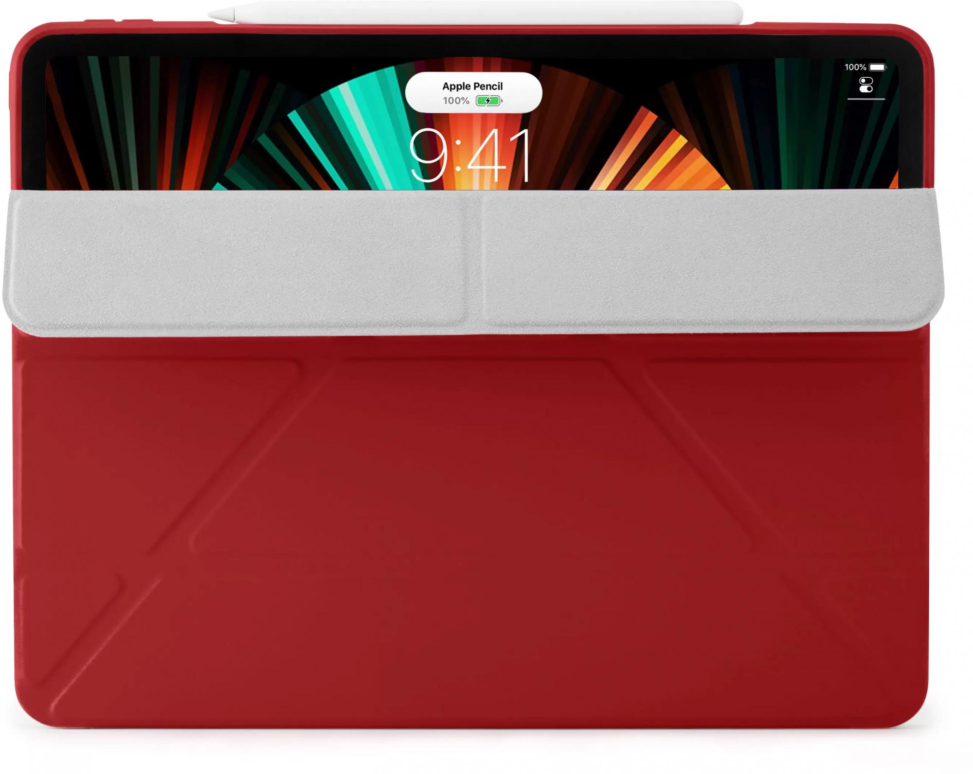 Чехол Pipetto Origami (PI39-53-R) для iPad Pro 12.9" 2018-2021 (Red) купить в интернет-магазине icover