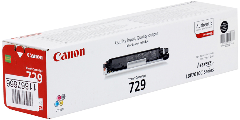 Тонер-картридж Canon 729 (4370B002) для принтеров Canon LBP 7010C/7018C (Black) купить в интернет-магазине icover