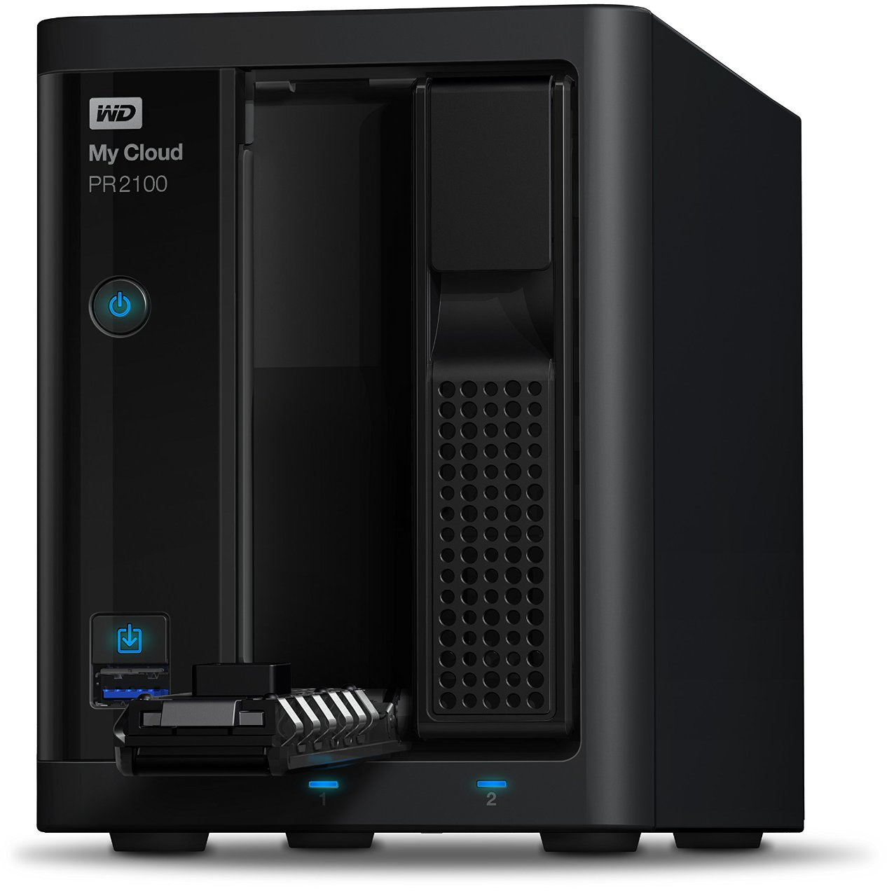 Сетевое хранилище Western Digital My Cloud Pro PR2100 4Tb 3.5" WDBVND0040JBK-EEUE (Black) купить в интернет-магазине icover