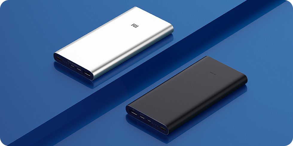 Внешний аккумулятор Xiaomi Mi Power Bank 3 10000mAh PLM12ZM (Black) купить в интернет-магазине icover