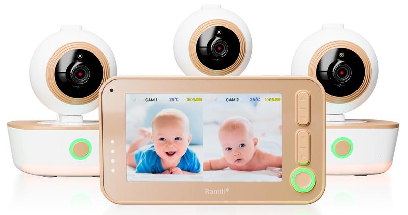 Видеоняня Ramili Baby RV1300X3 (Gold) купить в интернет-магазине icover