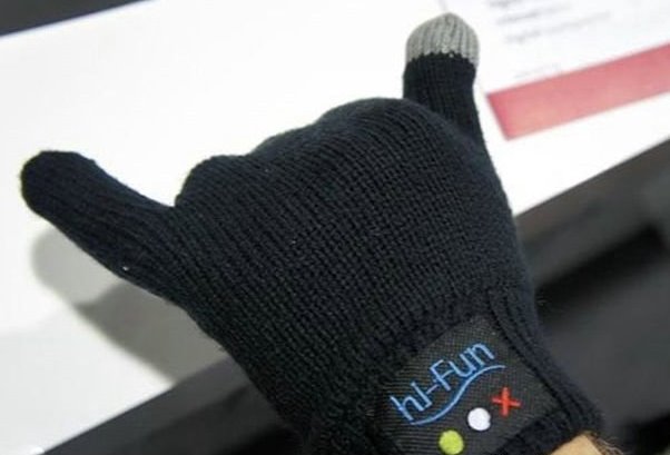 Hi-Fun Hi-Сall Bluetooth (Men Size) - сенсорные перчатки со встроенной гарнитурой (Black) купить в интернет-магазине icover