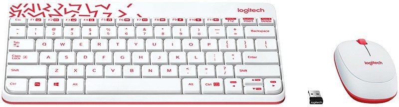 Клавиатура и мышь Logitech Wireless Combo MK240 920-008212 (Nano White) купить в интернет-магазине icover