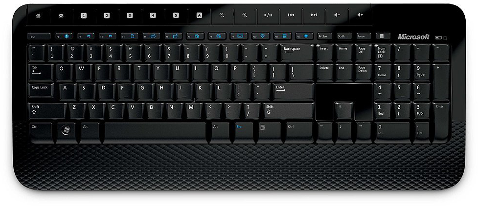 Беспроводные клавиатура и мышь Microsoft Wireless Desktop 2000 M7J-00012 (Black) купить в интернет-магазине icover