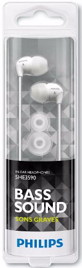 Philips SHE3590 - внутриканальные наушники (White) купить в интернет-магазине icover