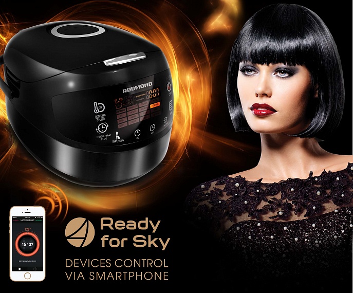 Redmond RMC-M92S -  мультиварка (Black) купить в интернет-магазине icover