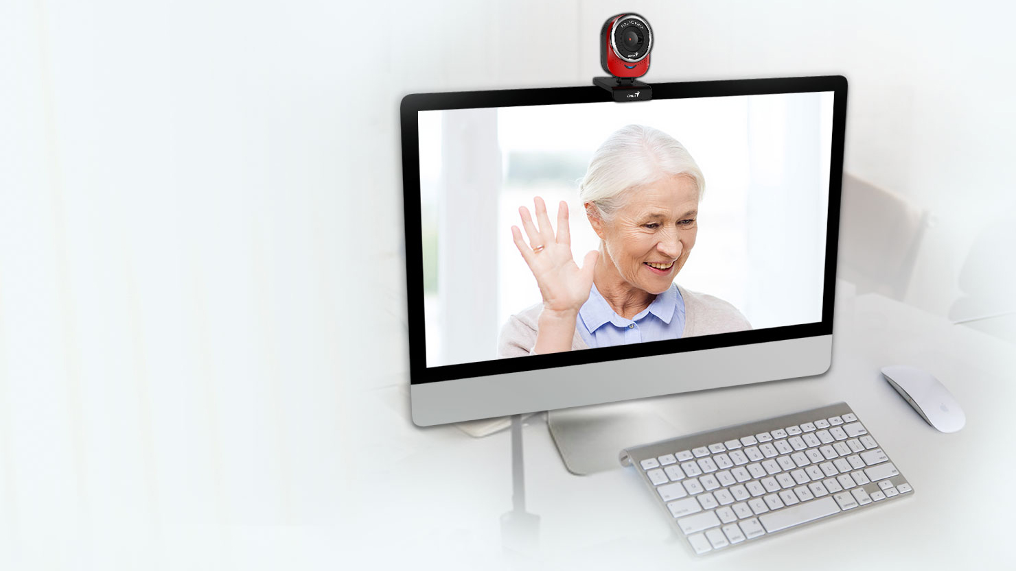 Веб-камера Genius QCam 6000 (Red) купить в интернет-магазине icover