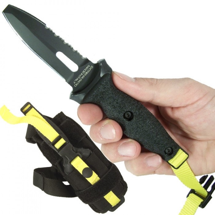 Extrema Ratio Dicok Diving Compact (EX/320DICOK) - нож с фиксированным клинком (Black) купить в интернет-магазине icover