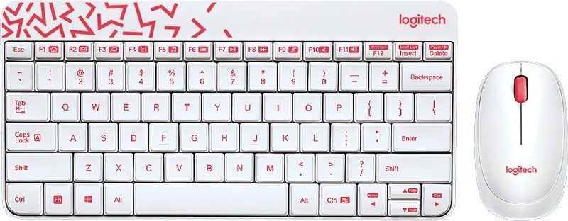 Клавиатура и мышь Logitech Wireless Combo MK240 920-008212 (Nano White) купить в интернет-магазине icover