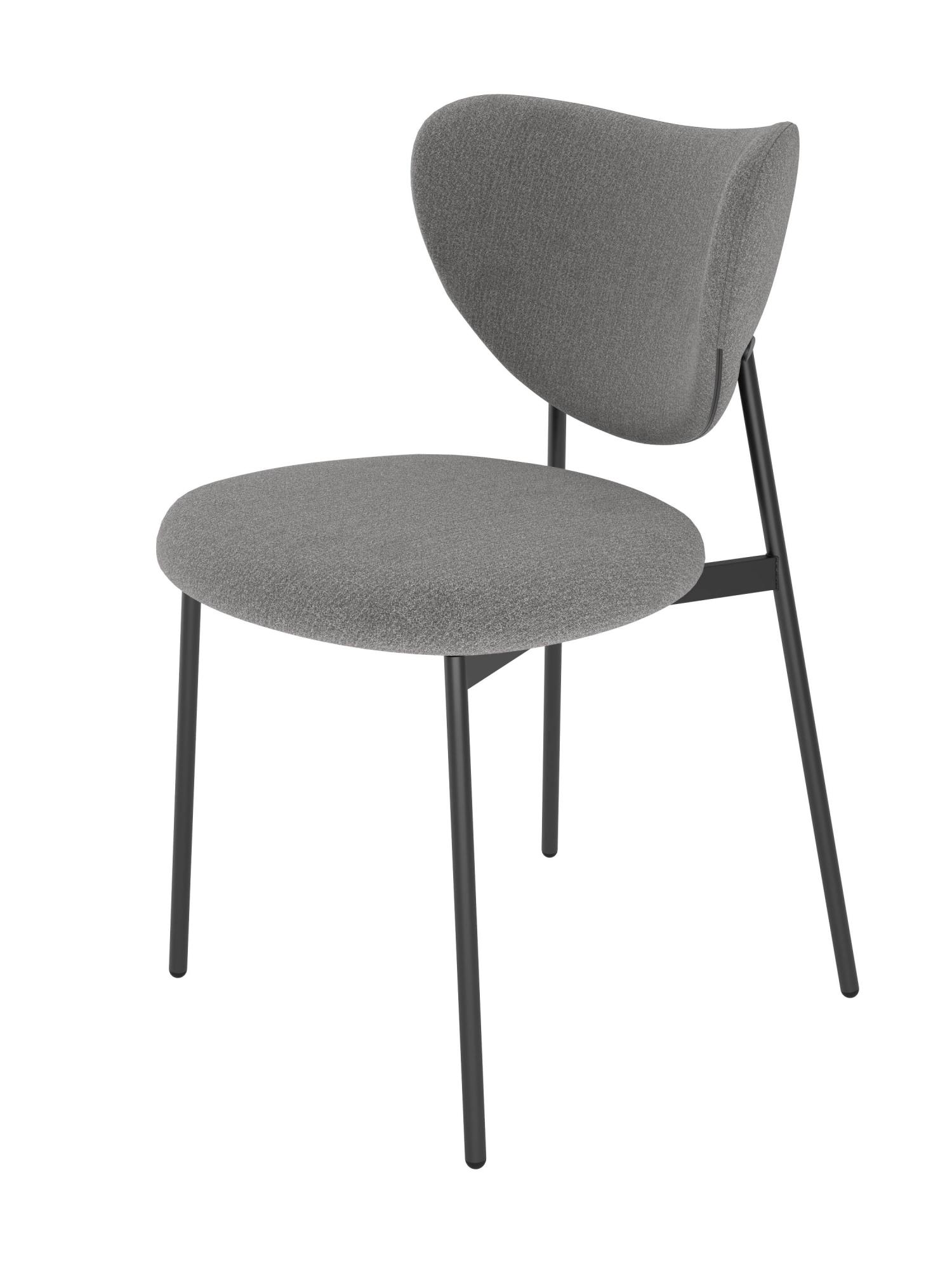 Комплект стульев Ridberg ЛУТОН велюр 4 шт. (Dark Grey) купить в интернет-магазине icover