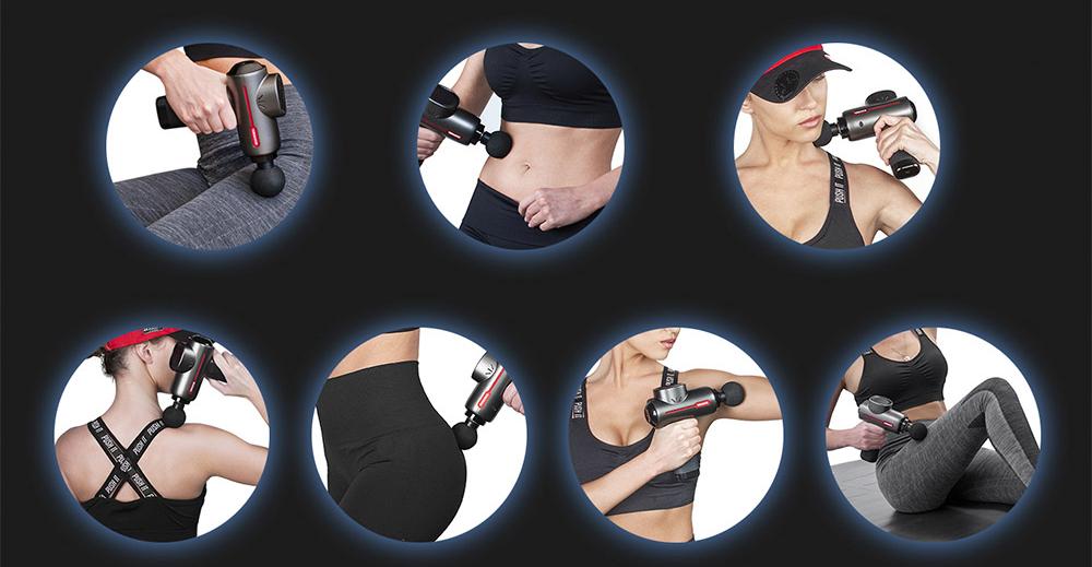 Перкуссионный массажер Yamaguchi Therapy Massage Gun (Black) купить в интернет-магазине icover