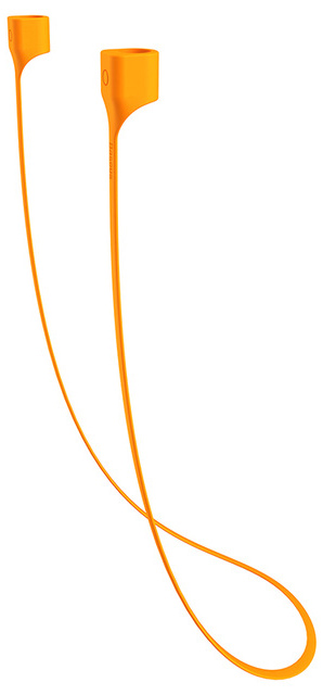 Держатель AirPods Baseus Earphone Strap для наушников Apple (Orange) купить в интернет-магазине icover