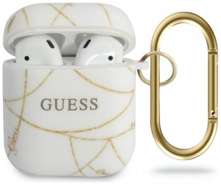 

Чехол Guess CG Mobile (GUACA2TPUCHWH) для AirPods (Chain White)