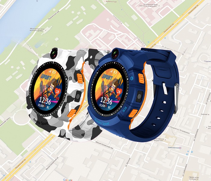 Детские умные часы Кнопка жизни Aimoto Sport (Camo) купить в интернет-магазине icover