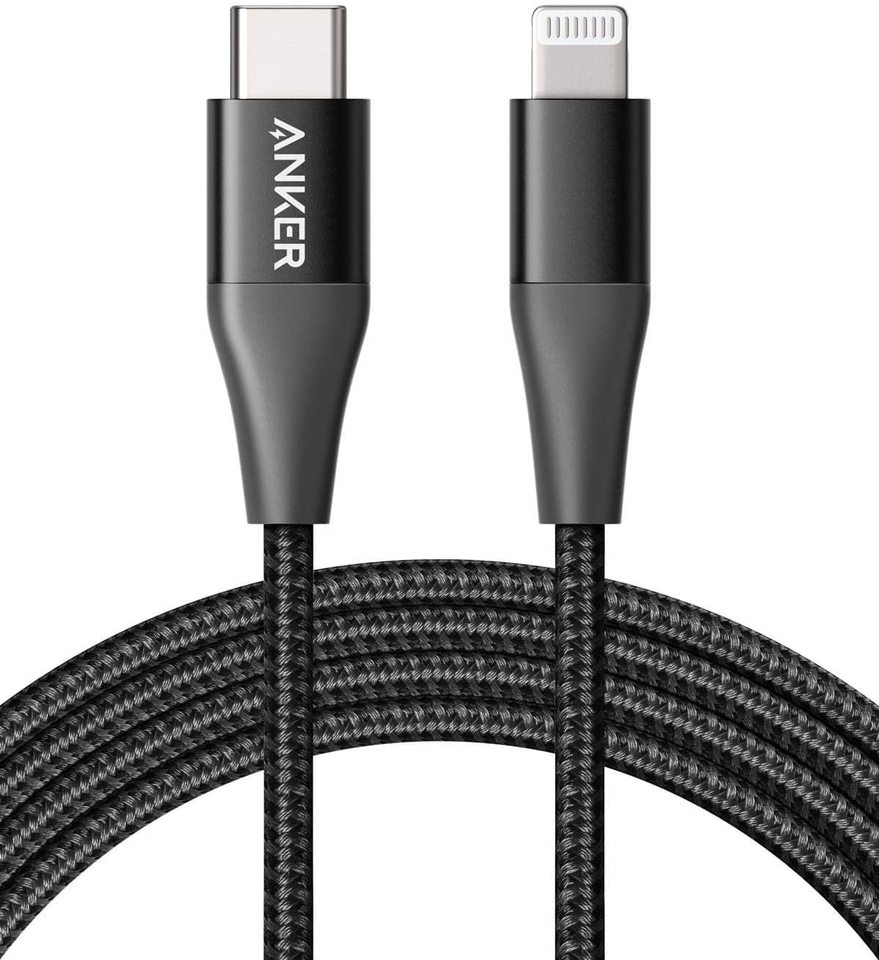 

Кабель Anker PowerLine+ II (A8653H11) USB-C/Lightning 1.8m (Black)