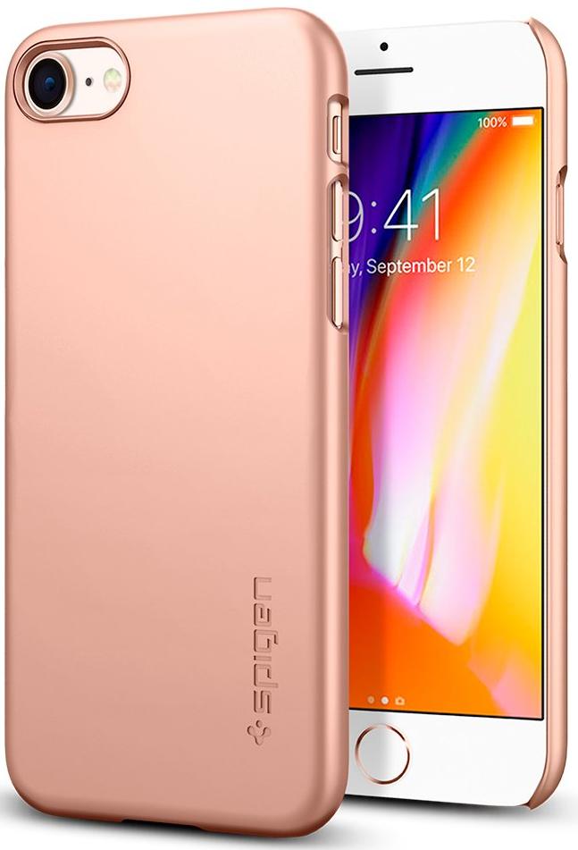 

Чехол Spigen Thin Fit (054CS22568) для iPhone 8/SE (2020) (Blush Gold), Thin Fit