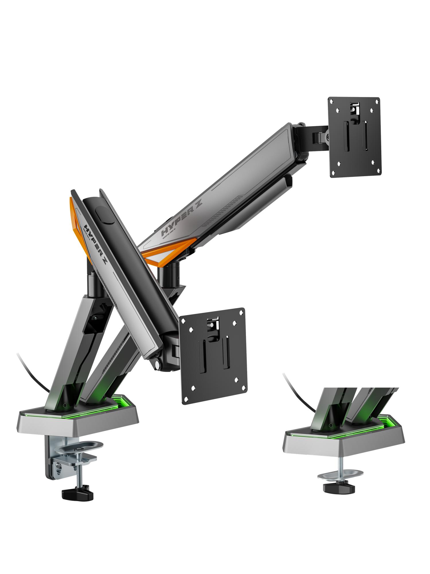 Кронштейн для двух мониторов Ridberg Monitor Arm LDT93-C024L (Grey) купить в интернет-магазине icover