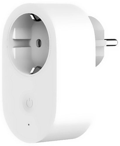 Розетка Xiaomi Mi Smart Plug (WIFI) ZNCZ05CM,16А, с защитной шторкой, с заземлением (GMR4015GL) купить в интернет-магазине icover