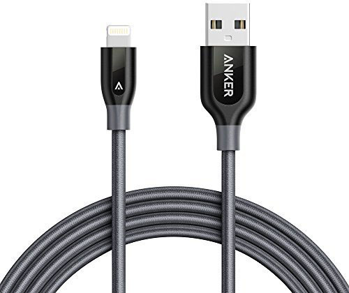 Кабель для iPod, iPhone, iPad Anker PowerLine+ Lightning to USB Cable 1.8m A8122HA1 (Grey) купить в интернет-магазине icover