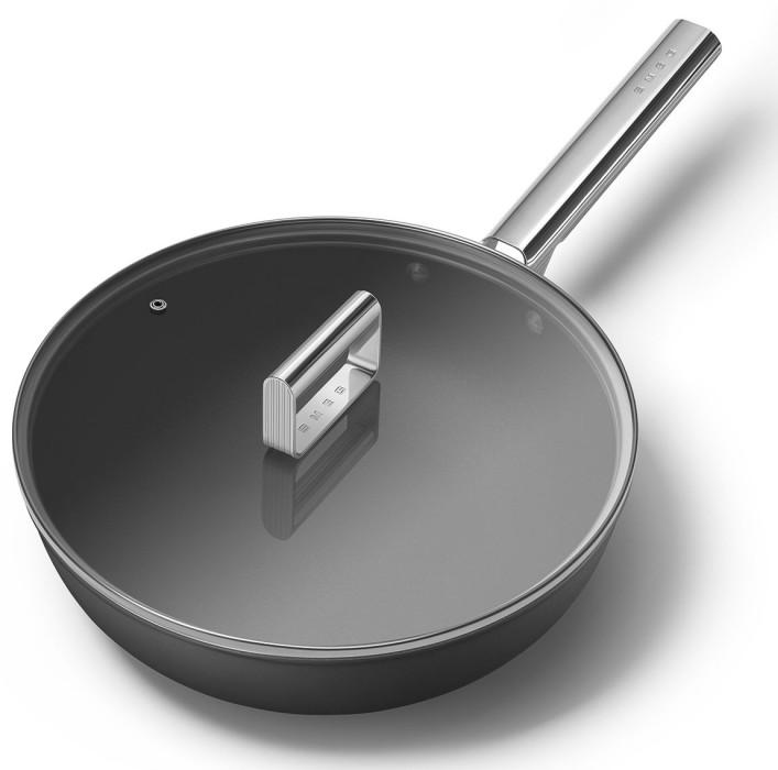 Сковорода Wok Smeg CKFW3001BLM (Black) купить в интернет-магазине icover
