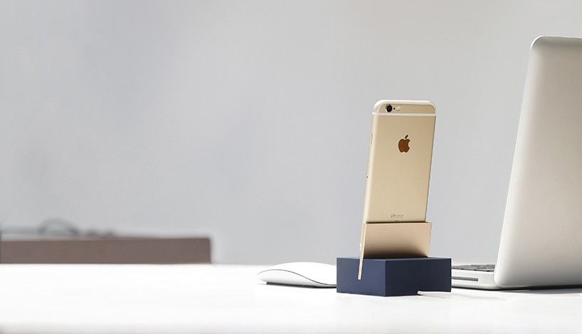 Native Union Dock Lightning (DOCK-IP-SL-GRY) - подставка для iPhone/iPad (Slate/Space Grey) купить в интернет-магазине icover