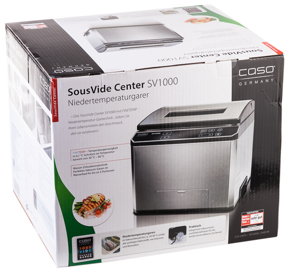 Caso SousVide Center SV1000 - вакууматор (Grey) купить в интернет-магазине icover